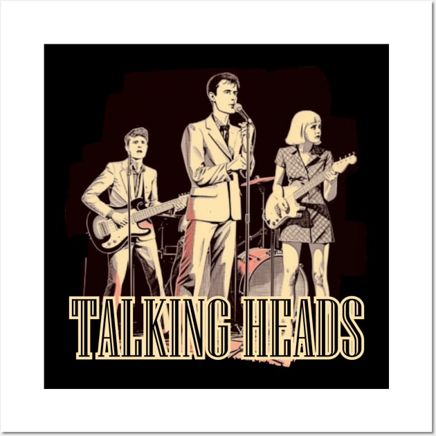 Talking Heads Wall Art by Pixy Official